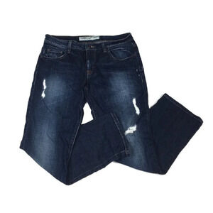 WJ10 Guess LA Distressed Straight Leg Jeans 27